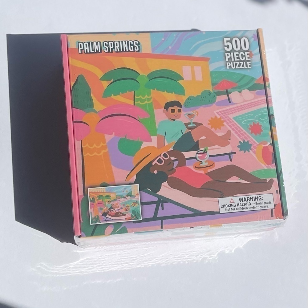 De Bored Palm Springs 500 Piece Puzzle